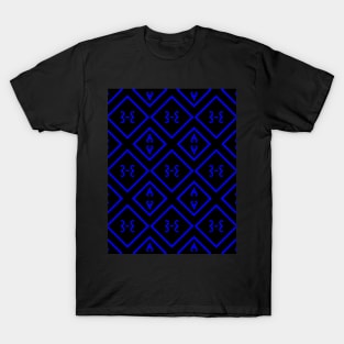 Electric Blue Pattern T-Shirt